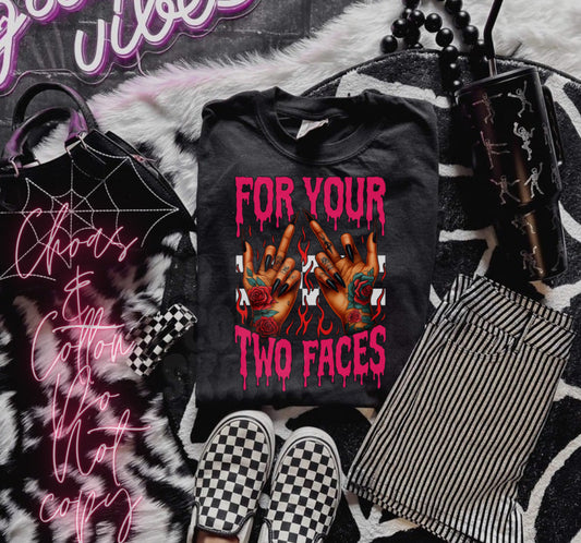 𝔉𝔬𝔯 𝔶𝔬𝔲𝔯 𝔱𝔴𝔬 𝔣𝔞𝔠𝔢𝔰 𝔱𝔢𝔢