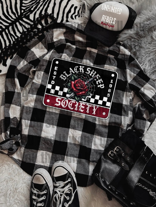 𝕭𝖑𝖆𝖈𝖐 𝕾𝖍𝖊𝖊𝖕 𝕾𝖔𝖈𝖎𝖊𝖙𝖞 𝕱𝖑𝖆𝖓𝖓𝖊𝖑