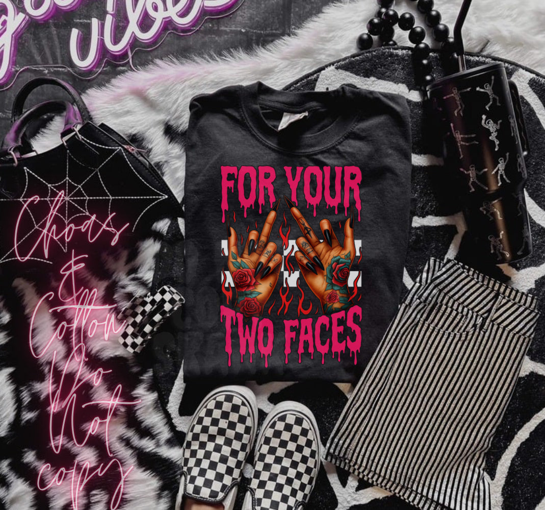 𝔉𝔬𝔯 𝔶𝔬𝔲𝔯 𝔱𝔴𝔬 𝔣𝔞𝔠𝔢𝔰 𝔱𝔢𝔢